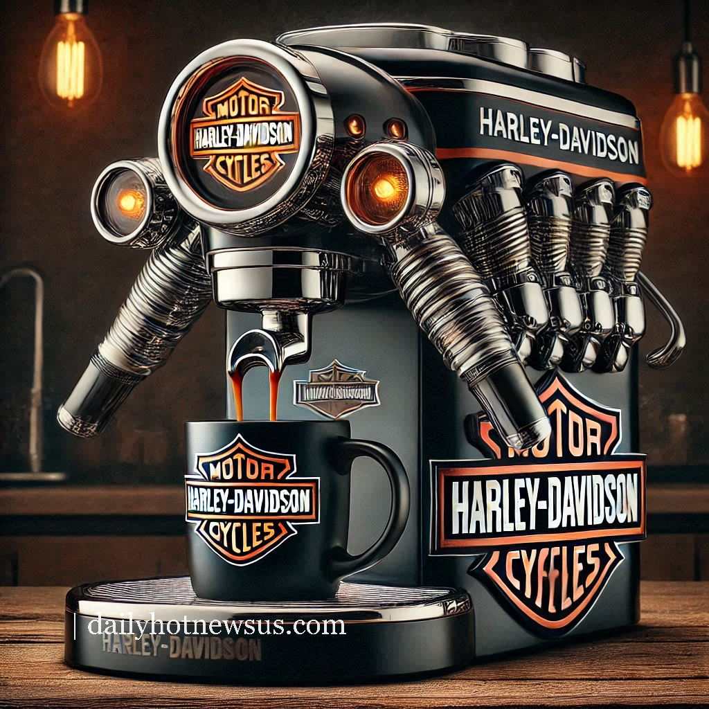 Harley Inspired Coffee Machine