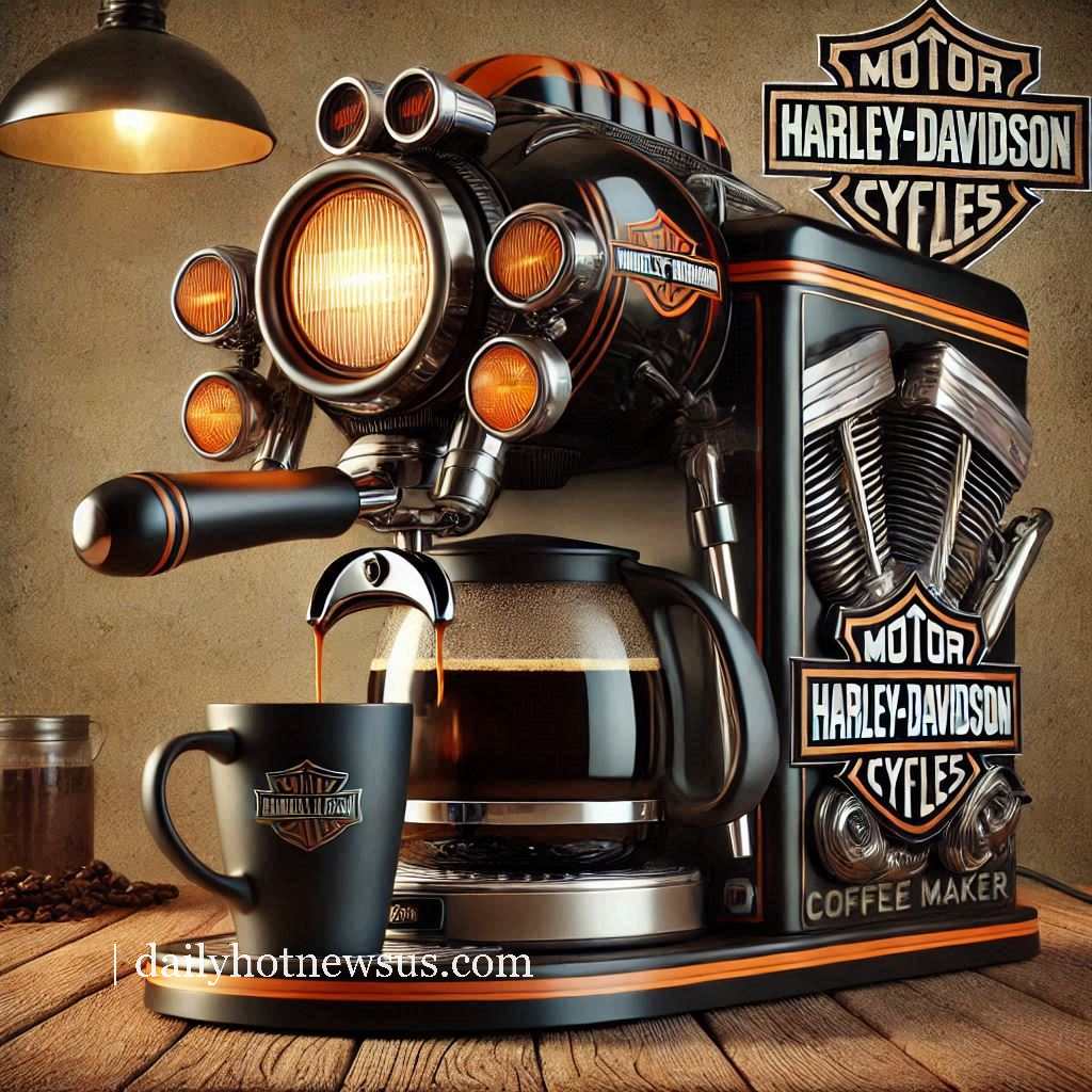 Harley Inspired Coffee Machine