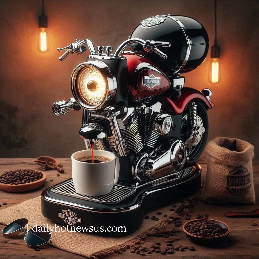 Harley Inspired Coffee Machine