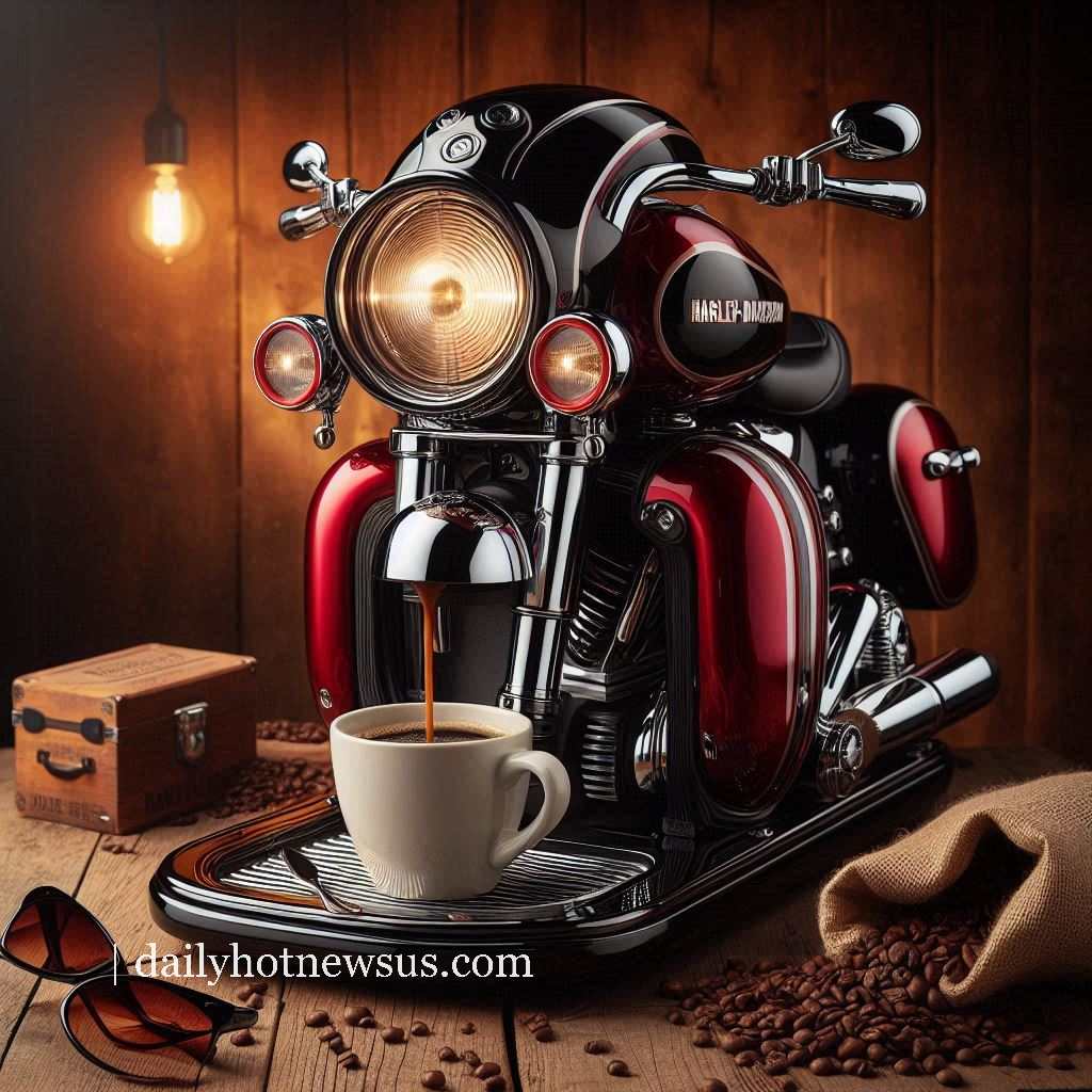 Harley Inspired Coffee Machine