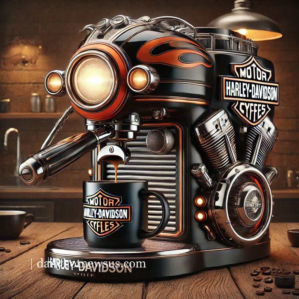 Harley Inspired Coffee Machine