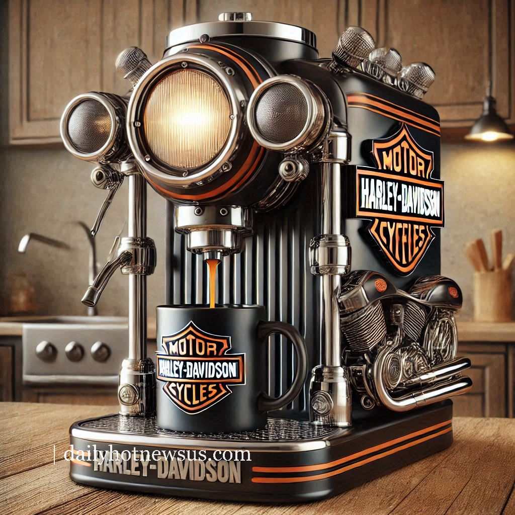 Harley Inspired Coffee Machine