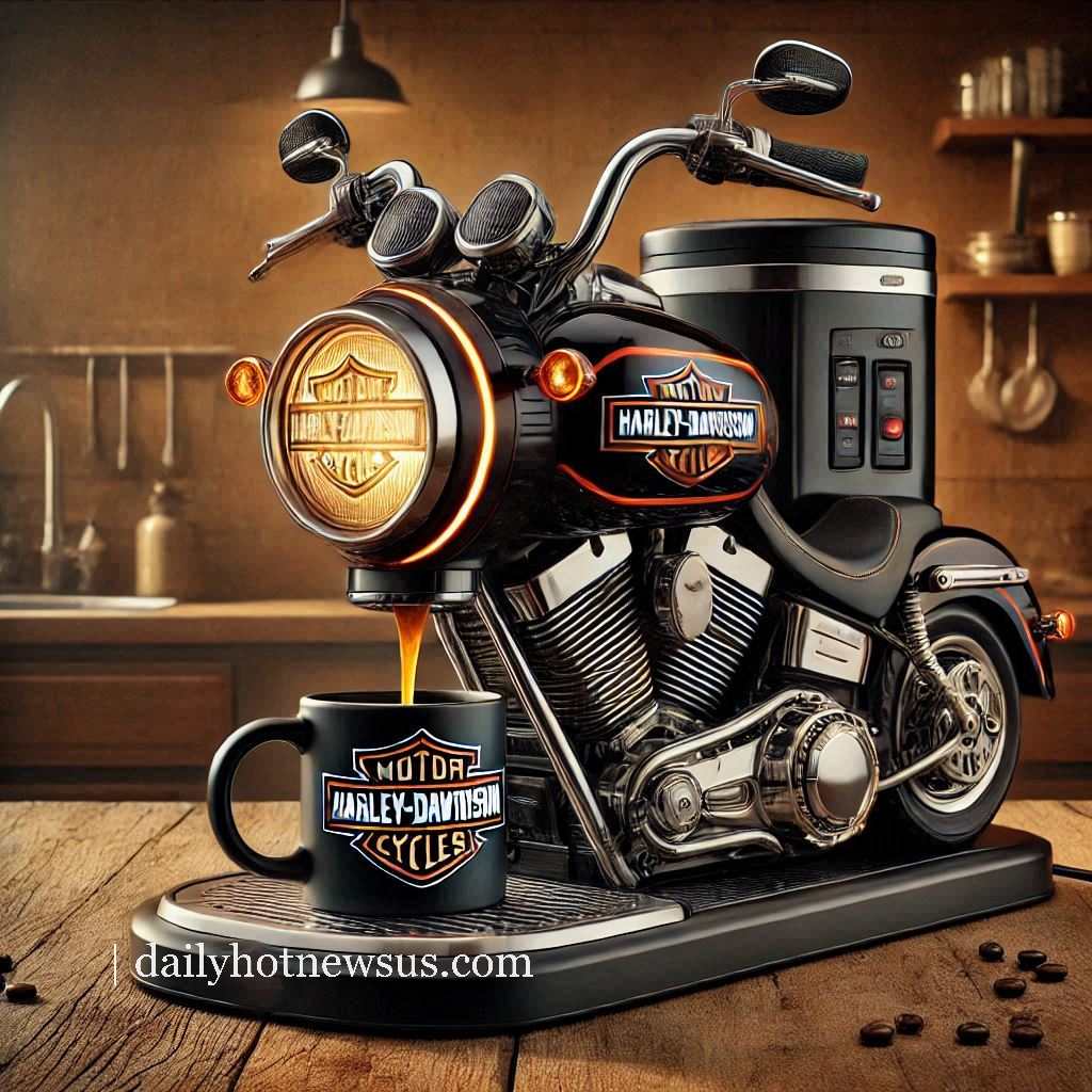 Harley Inspired Coffee Machine