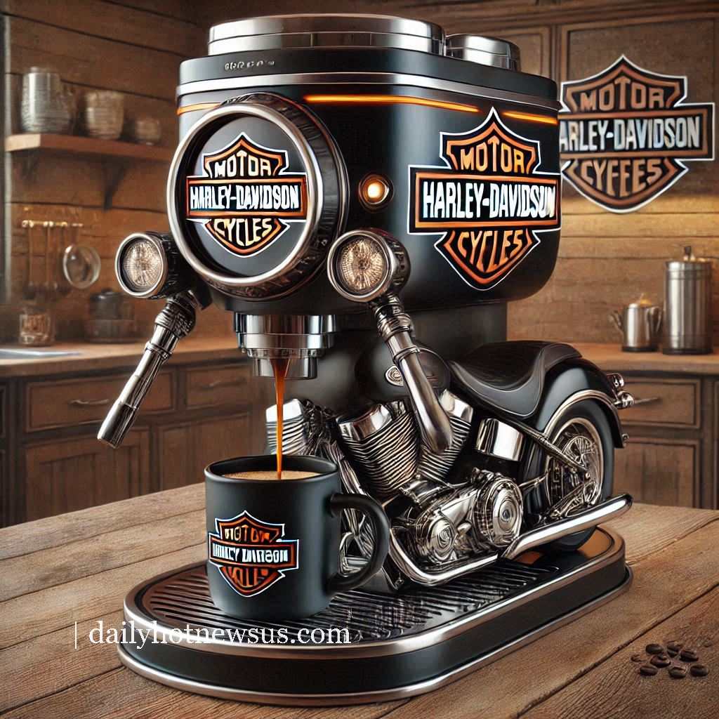 Harley Inspired Coffee Machine