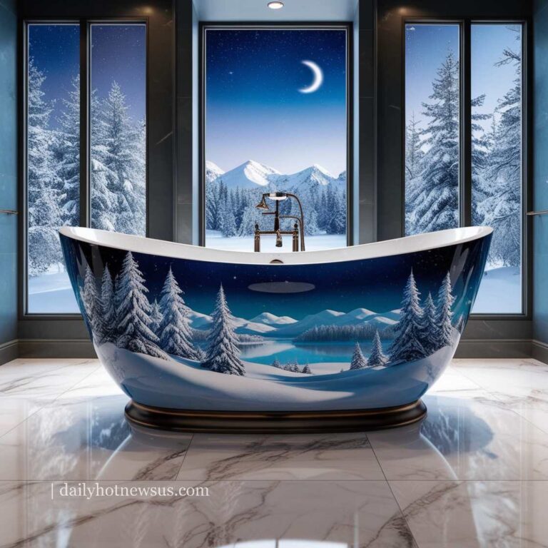 Winter Themed Bathtubs