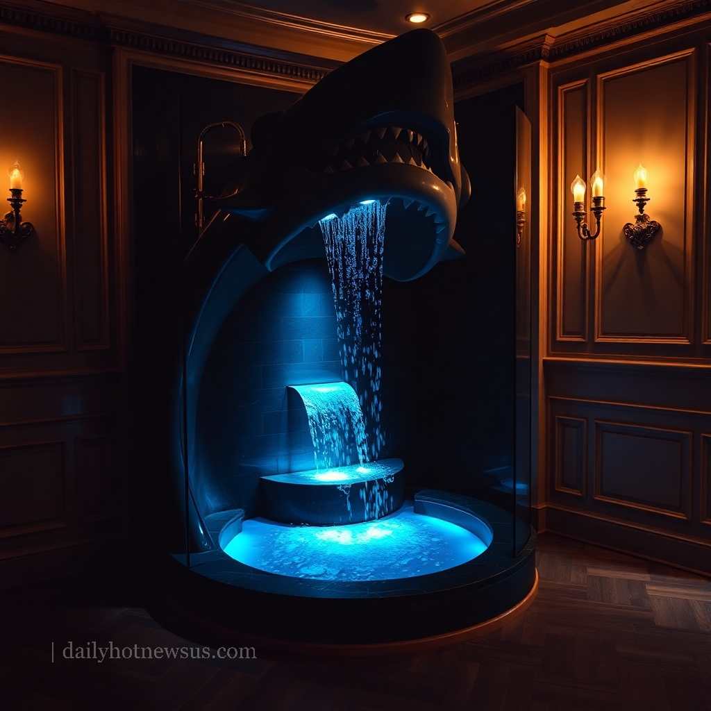 Shark Shaped Shower