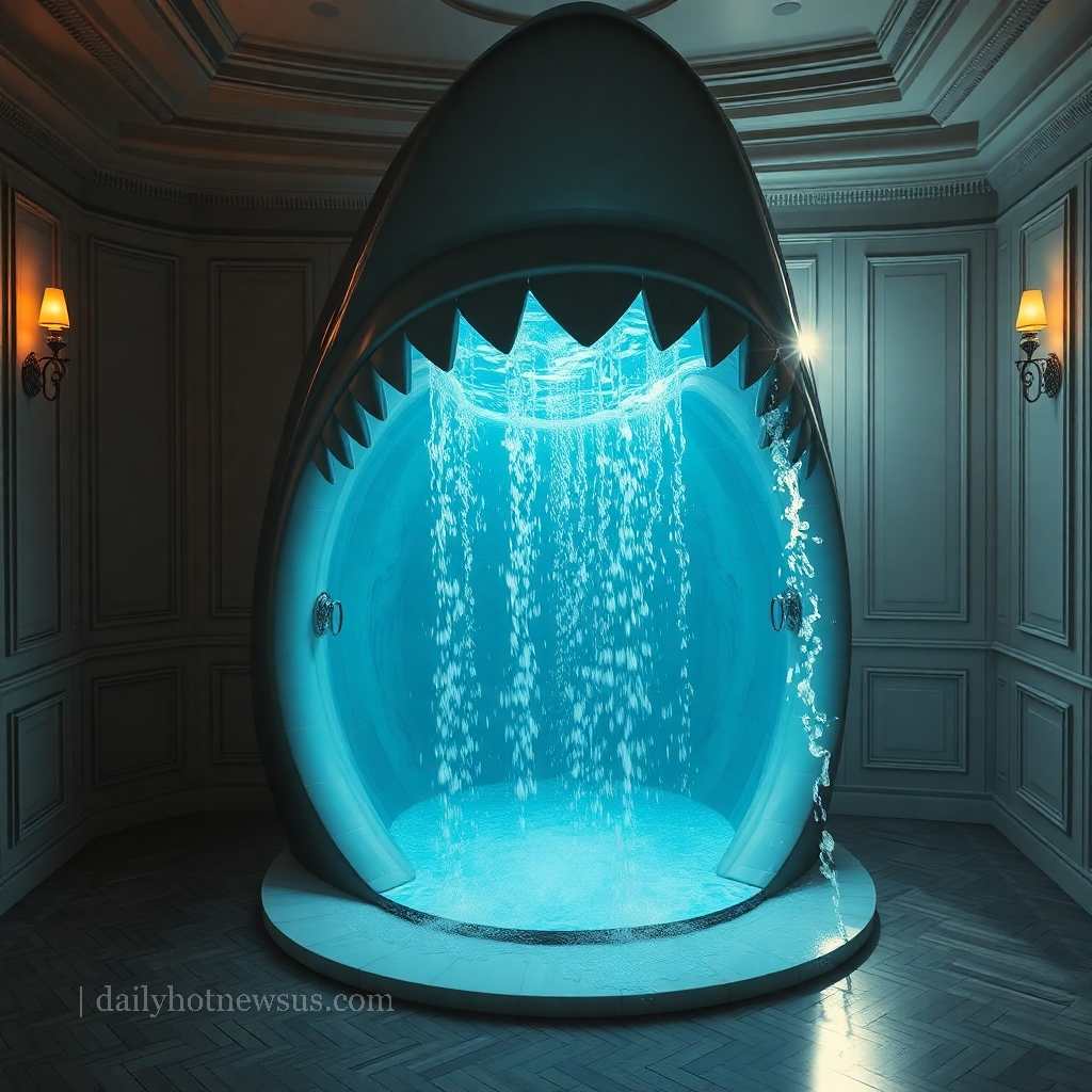 Shark Shaped Shower