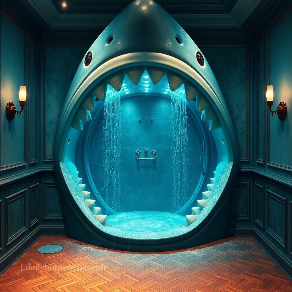 Shark Shaped Shower