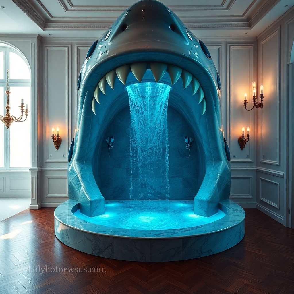 Shark Shaped Shower