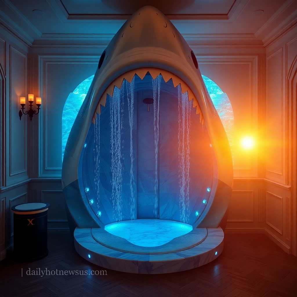 Shark Shaped Shower