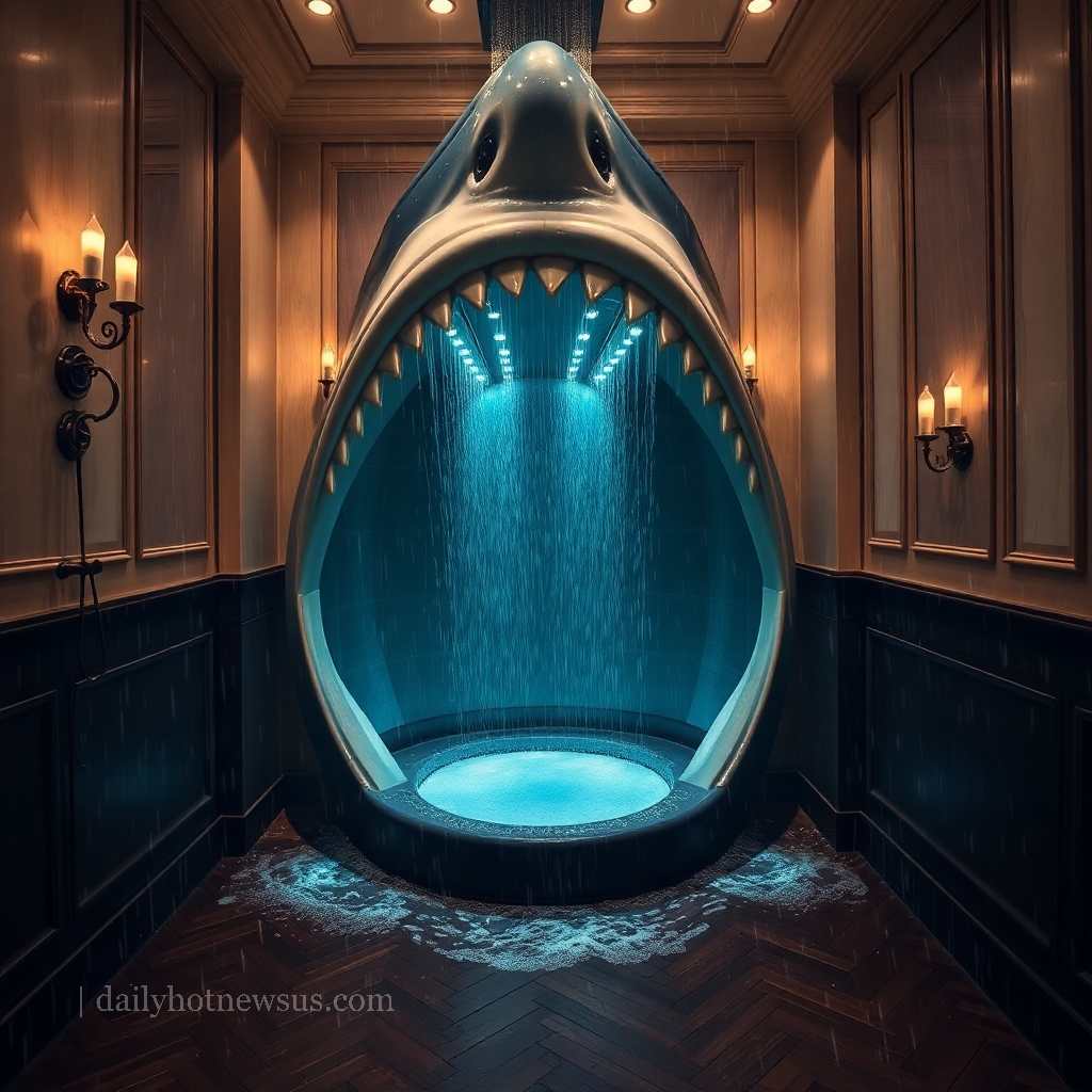 Shark Shaped Shower