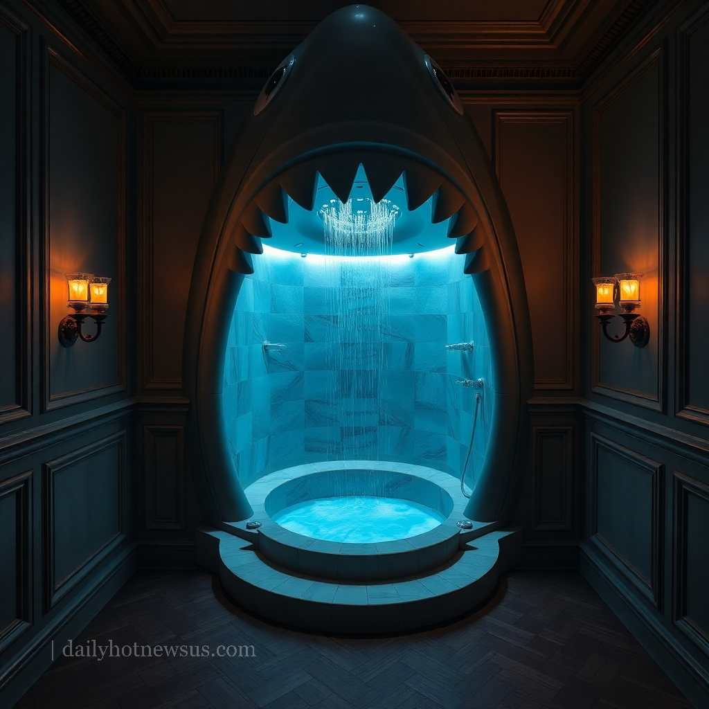 Shark Shaped Shower