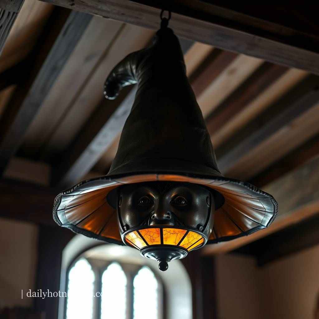 Sorting Hat Chandelier