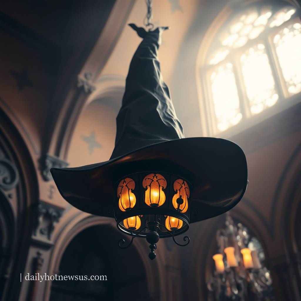 Sorting Hat Chandelier