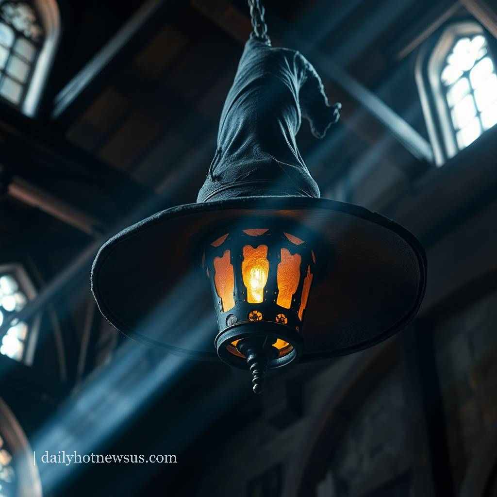 Sorting Hat Chandelier