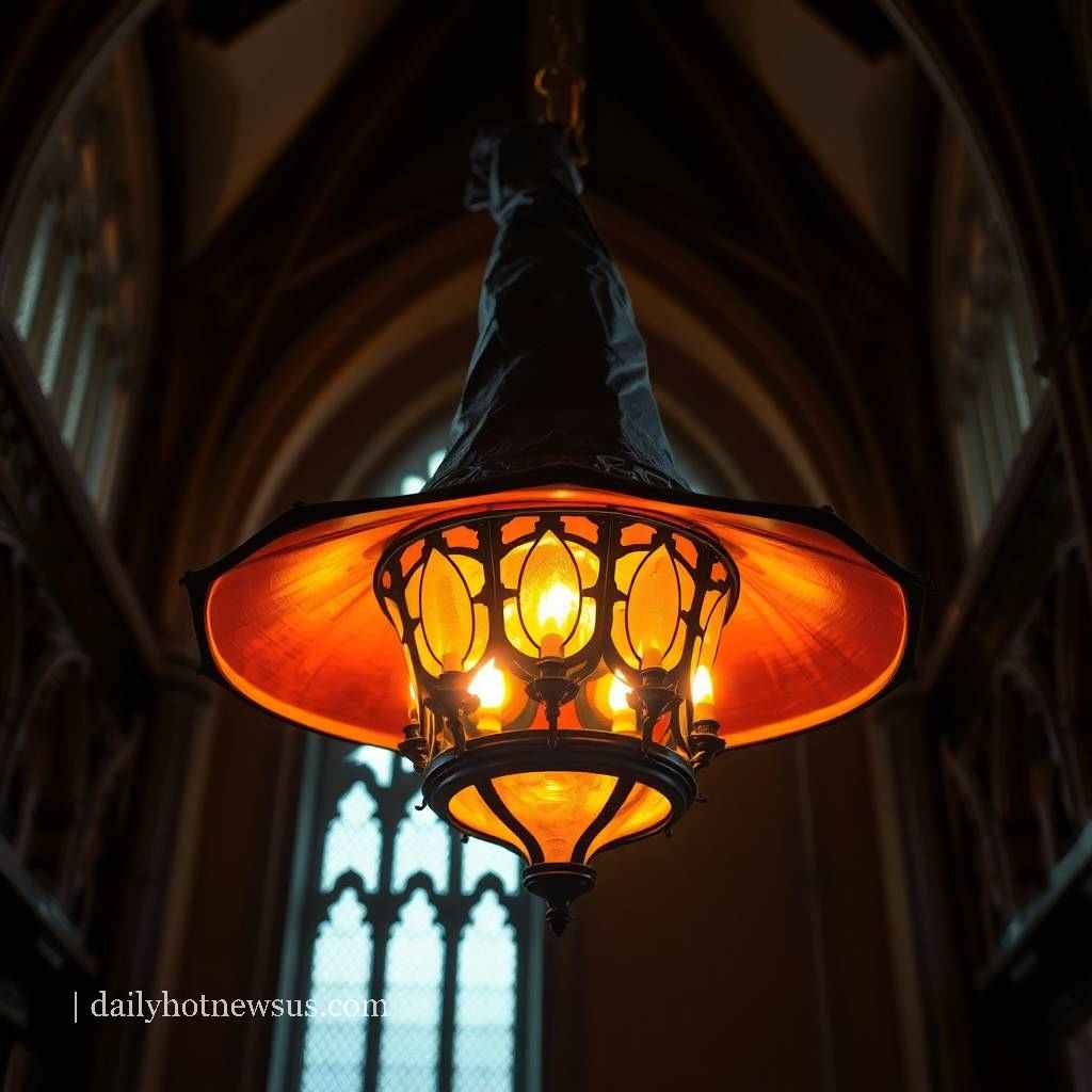 Sorting Hat Chandelier