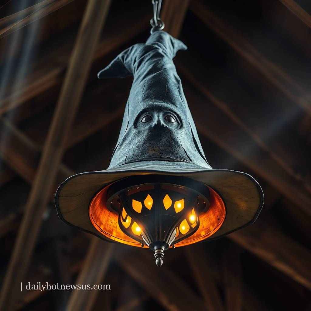 Sorting Hat Chandelier