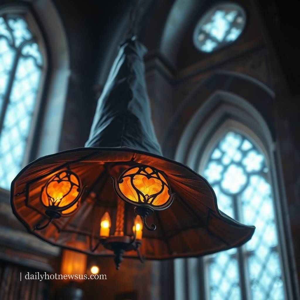 Sorting Hat Chandelier