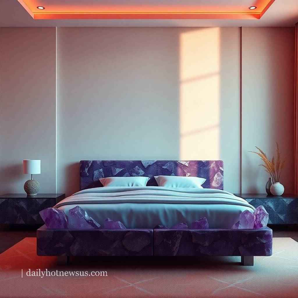 Stunning Amethyst Bed Frame