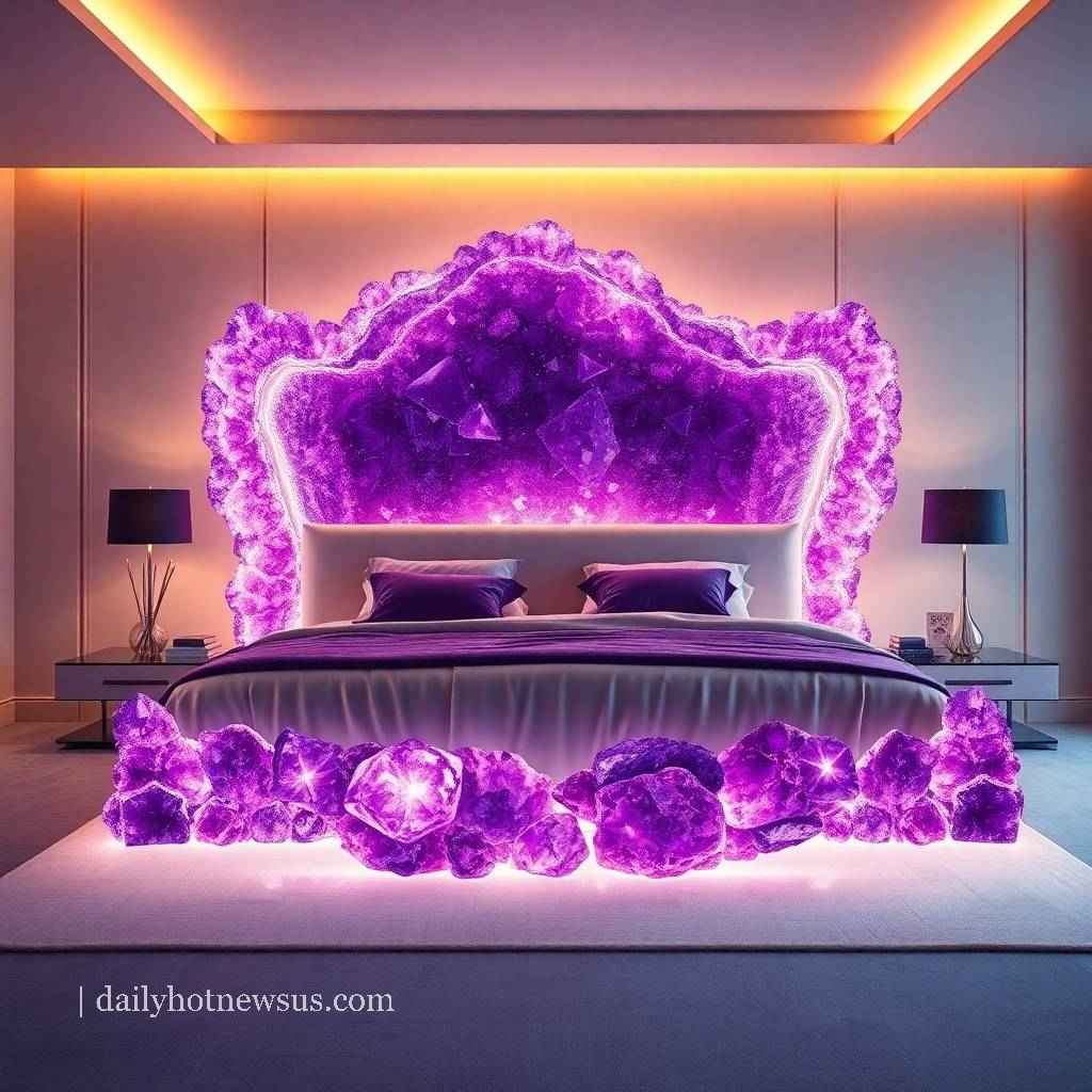 Stunning Amethyst Bed Frame