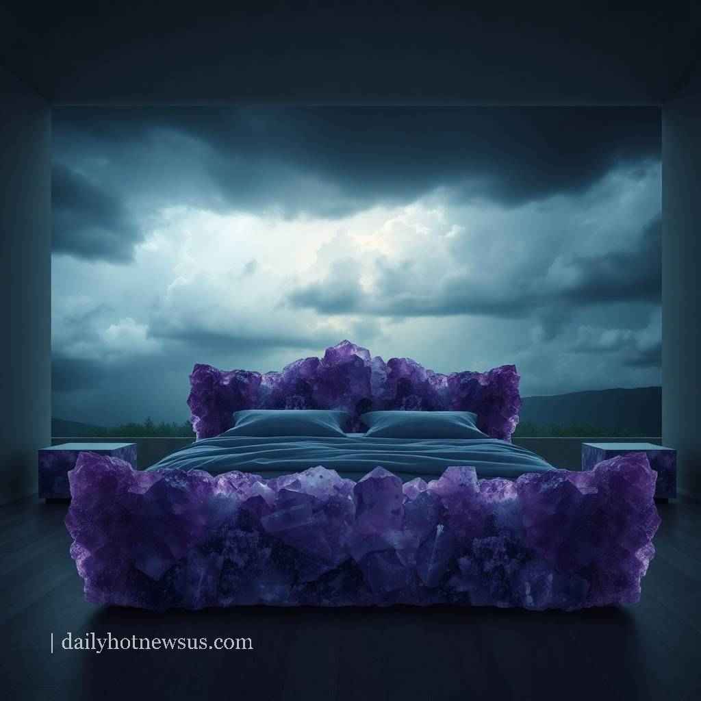 Stunning Amethyst Bed Frame