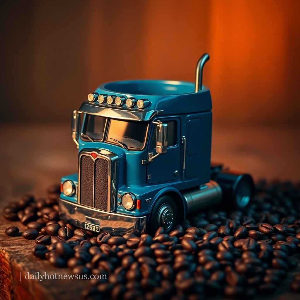 Truck Shape Creative Coffee Mug