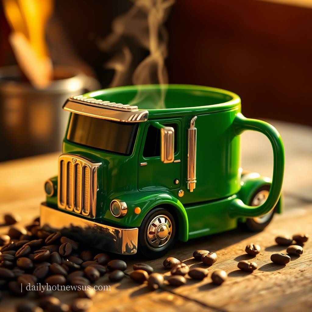 Truck Shape Creative Coffee Mug