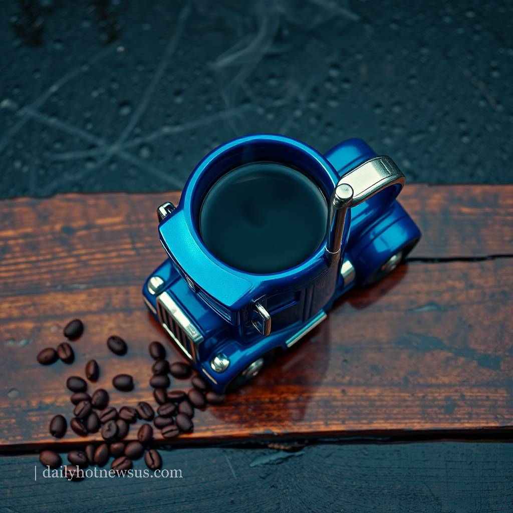 Truck Shape Creative Coffee Mug