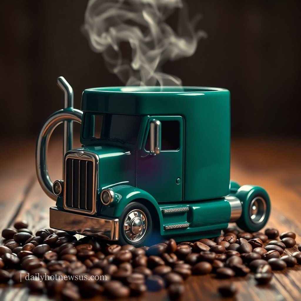 Truck Shape Creative Coffee Mug