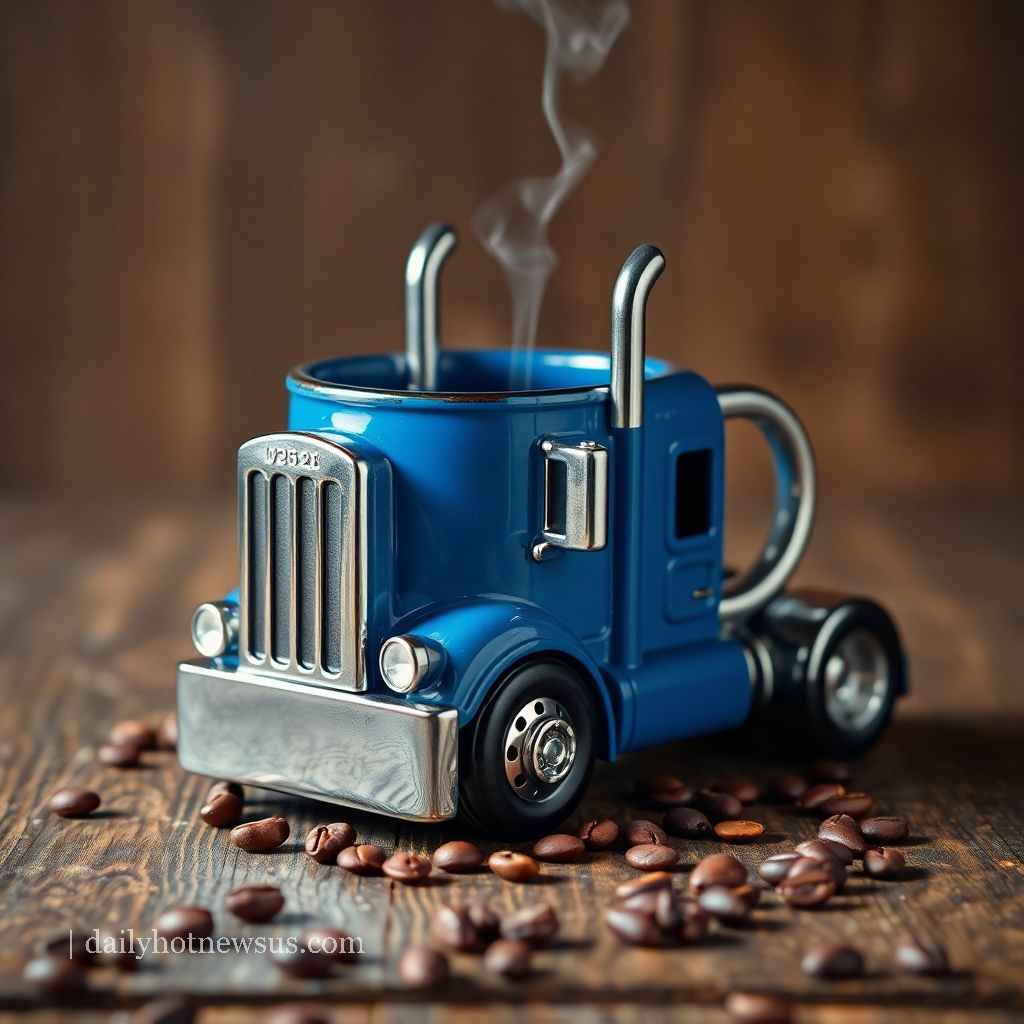 Truck Shape Creative Coffee Mug