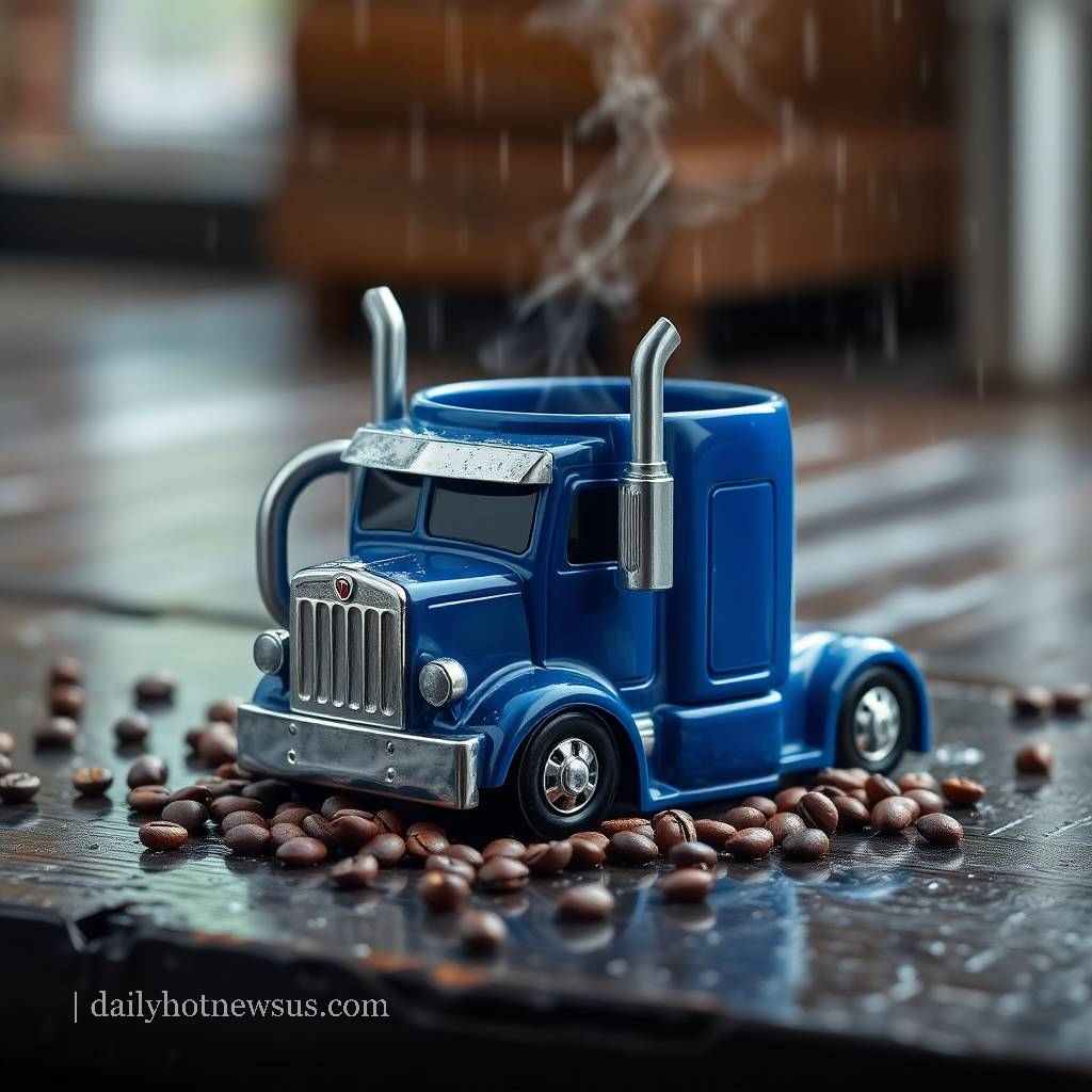 Truck Shape Creative Coffee Mug